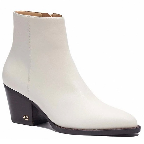Coach Shoes - Coach- Chalk Pacey slip on toe boots